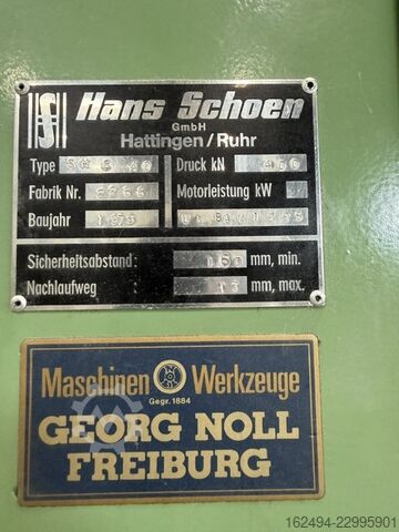 υδραυλική πρέσα Hans Schoen SHC 40