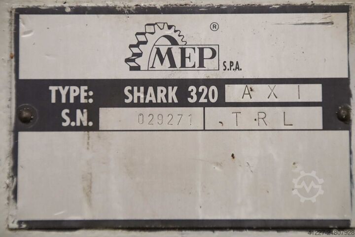 Automatisk båndsav med rullebane og længdestop MEP SHARK 320 AXI