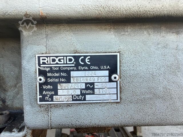 Stroj na řezání vnějších závitů ridgid 1224