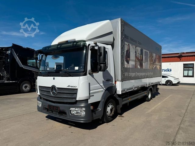 Kamion sa ravnom platformom i ceradom MERCEDES-BENZ ATEGO 818 *  *STANDHEIZUNG*LBW * AUTOMATIK*