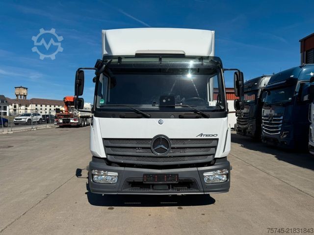 Kamion sa ravnom platformom i ceradom MERCEDES-BENZ ATEGO 818 *  *STANDHEIZUNG*LBW * AUTOMATIK*