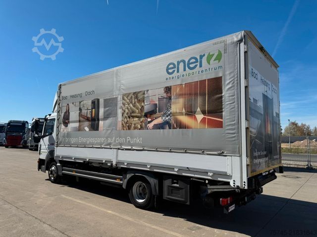 Kamion sa ravnom platformom i ceradom MERCEDES-BENZ ATEGO 818 *  *STANDHEIZUNG*LBW * AUTOMATIK*