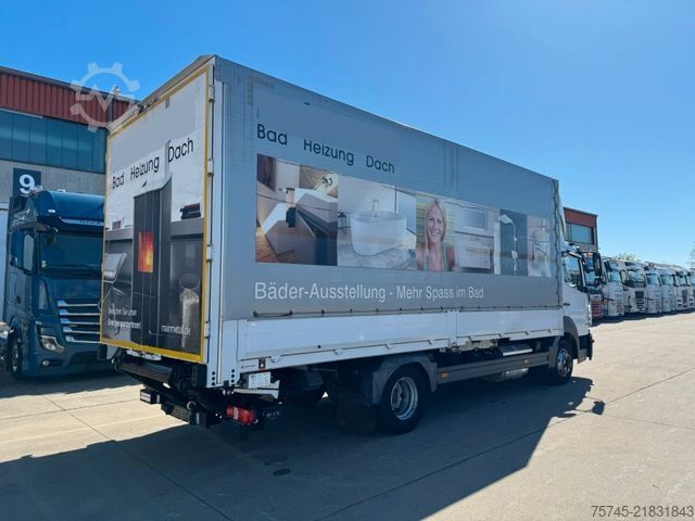 Kamion sa ravnom platformom i ceradom MERCEDES-BENZ ATEGO 818 *  *STANDHEIZUNG*LBW * AUTOMATIK*