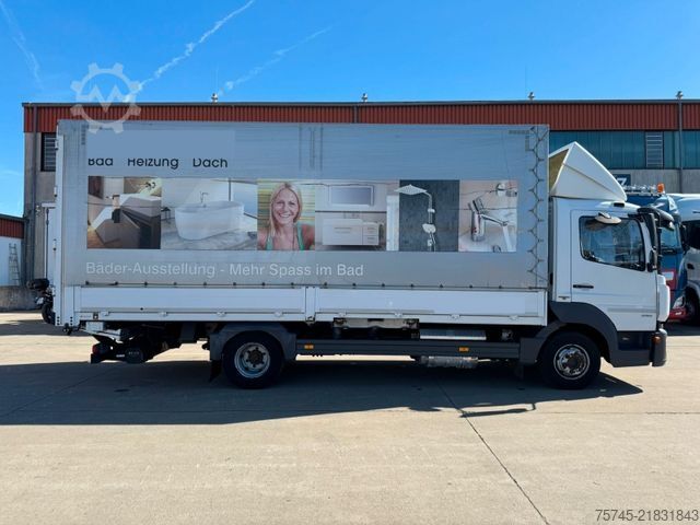 Kamion sa ravnom platformom i ceradom MERCEDES-BENZ ATEGO 818 *  *STANDHEIZUNG*LBW * AUTOMATIK*