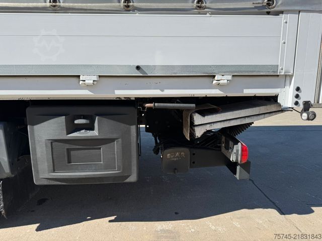 Kamion sa ravnom platformom i ceradom MERCEDES-BENZ ATEGO 818 *  *STANDHEIZUNG*LBW * AUTOMATIK*
