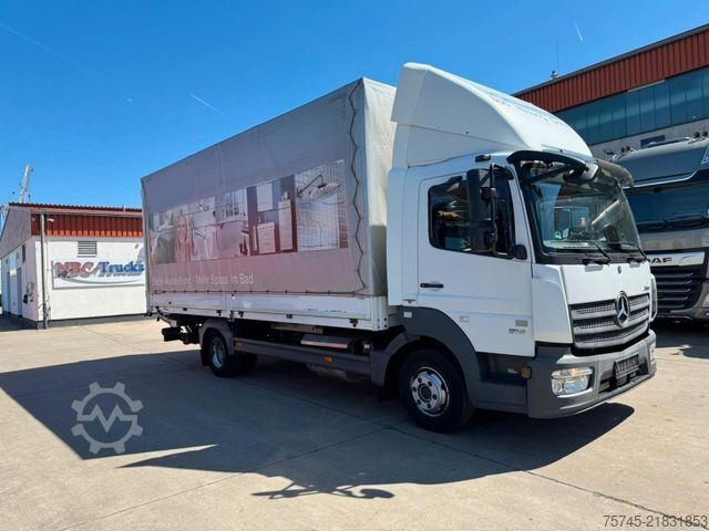 Kamion sa ravnom platformom i ceradom MERCEDES-BENZ ATEGO 818 *  * LBW * AUTOMATIK * 8.600 KG *