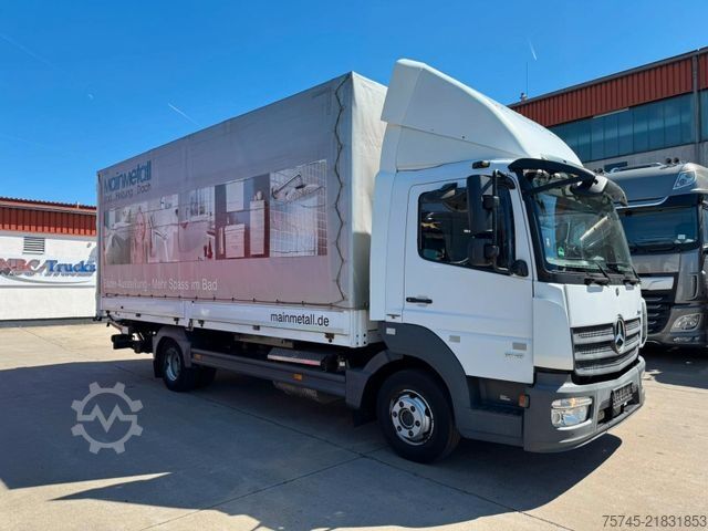 Kamion sa ravnom platformom i ceradom MERCEDES-BENZ ATEGO 818 *  * LBW * AUTOMATIK * 8.600 KG *