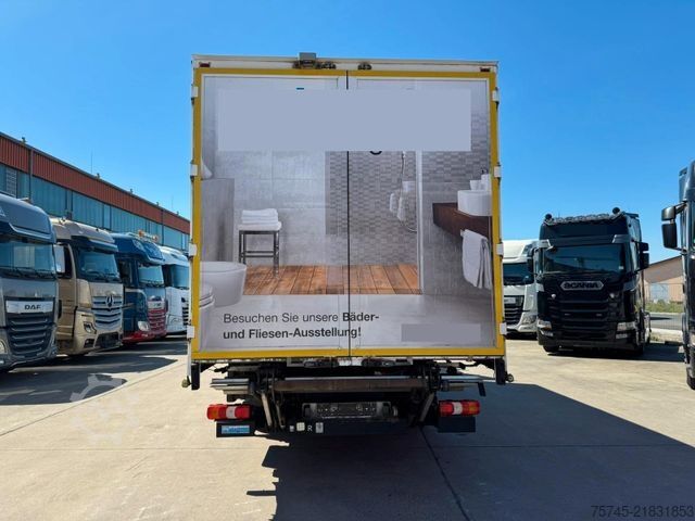 Kamion sa ravnom platformom i ceradom MERCEDES-BENZ ATEGO 818 *  * LBW * AUTOMATIK * 8.600 KG *
