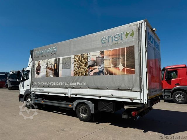 Kamion sa ravnom platformom i ceradom MERCEDES-BENZ ATEGO 818 *  * LBW * AUTOMATIK * 8.600 KG *
