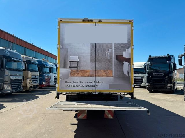 Kamion sa ravnom platformom i ceradom MERCEDES-BENZ ATEGO 818 *  * LBW * AUTOMATIK * 8.600 KG *