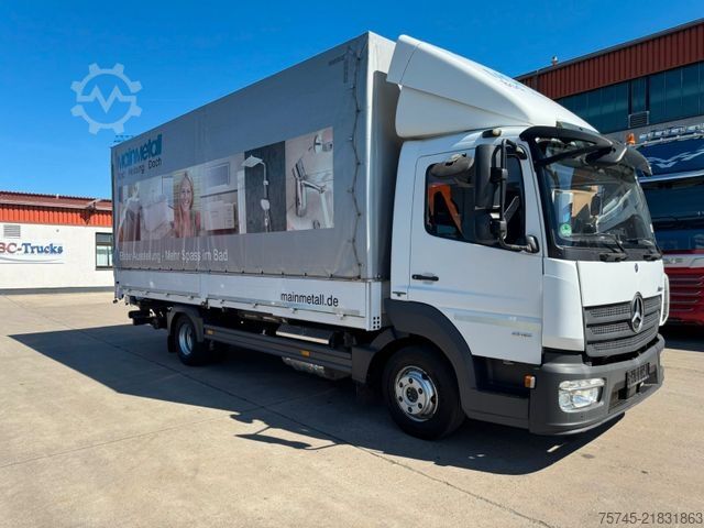 Kamion sa ravnom platformom i ceradom MERCEDES-BENZ ATEGO 818 *  * LBW * AUTOMATIK * 8.600 KG *