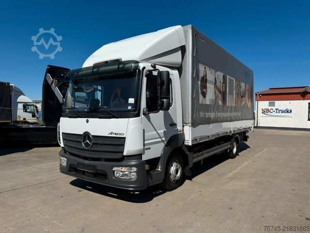 Kamion sa ravnom platformom i ceradom MERCEDES-BENZ ATEGO 818 *  * LBW * AUTOMATIK * 8.600 KG *