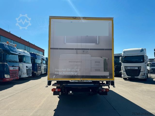 Kamion sa ravnom platformom i ceradom MERCEDES-BENZ ATEGO 818 *  * LBW * AUTOMATIK * 8.600 KG *