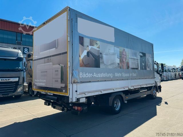 Kamion sa ravnom platformom i ceradom MERCEDES-BENZ ATEGO 818 *  * LBW * AUTOMATIK * 8.600 KG *