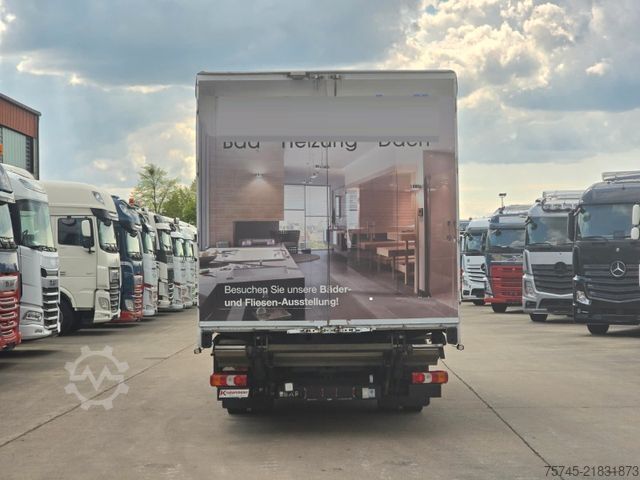 Kamion sa ravnom platformom i ceradom MERCEDES-BENZ ATEGO 818 * ACC * 1.HAND * BÄR LBW 1T*SPURASSIST
