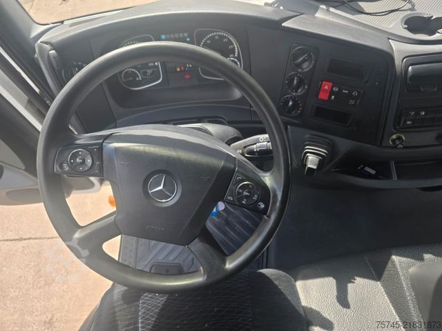 Kamion sa ravnom platformom i ceradom MERCEDES-BENZ ATEGO 818 * ACC * 1.HAND * BÄR LBW 1T*SPURASSIST