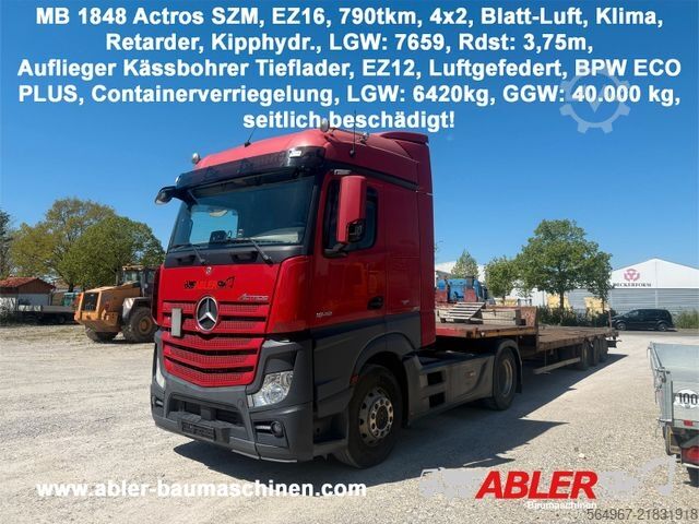 Trattore stradale standard MERCEDES-BENZ 1848 Actros SZM Retarder Kipphydraulik Tieflader