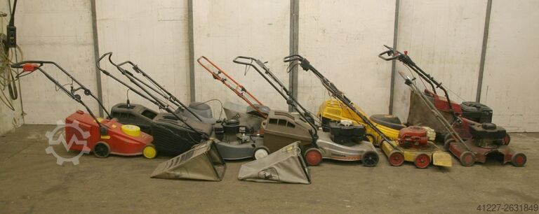 Tondeuses à gazon 9 pièces verschiedene Hersteller verschiedene Typen