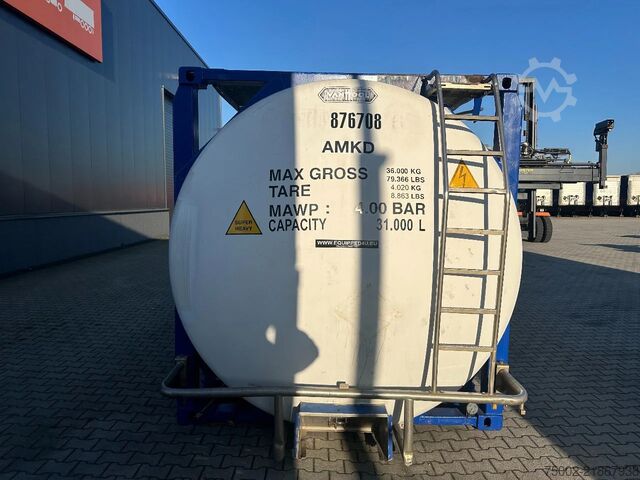 Tankcontainer Van Hool 20FT SWAPBODY 30.900L, UN PORTABLE T11, 2.5Y in...