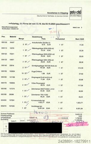 Clipper after major renovation Poly-Clip FCA 3430-18