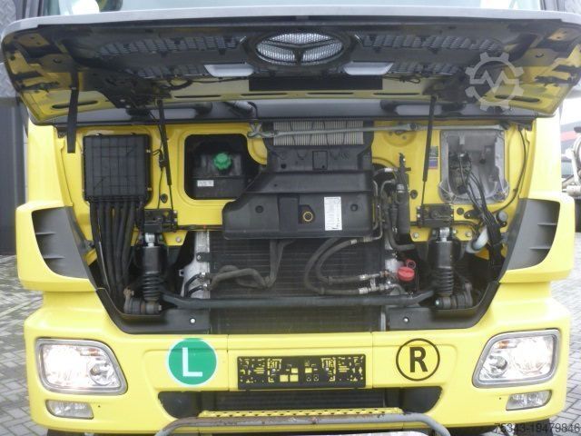 Kipper met kraan Mercedes-Benz Actros 2646 Euro 5 6x4 2 side tipper Palfinger ...