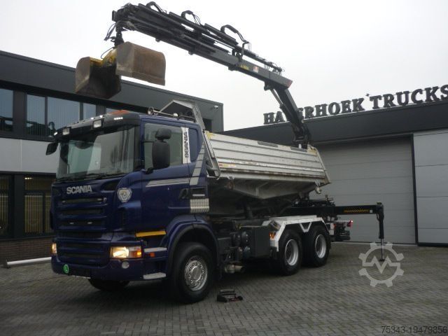 3-sidig tipp Scania R420 6x4 3 side tipper removeable Hiab XS 166- ...