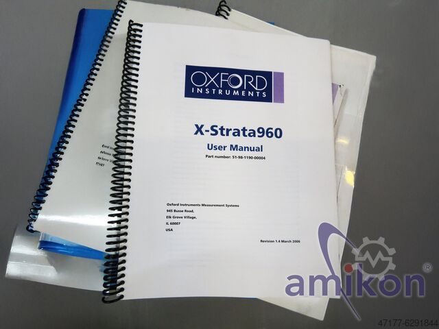 Analisador de fluorescência de raios X Oxford Instruments X-Strata 960