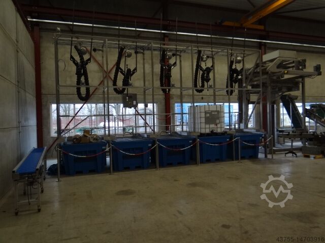 EX cip and unloading station for 5 IBC Groninger / Wennekes IBC station model 5