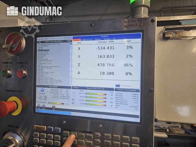 Vertikala Fleroperationsmaskiner HAAS HAAS VF-3SS