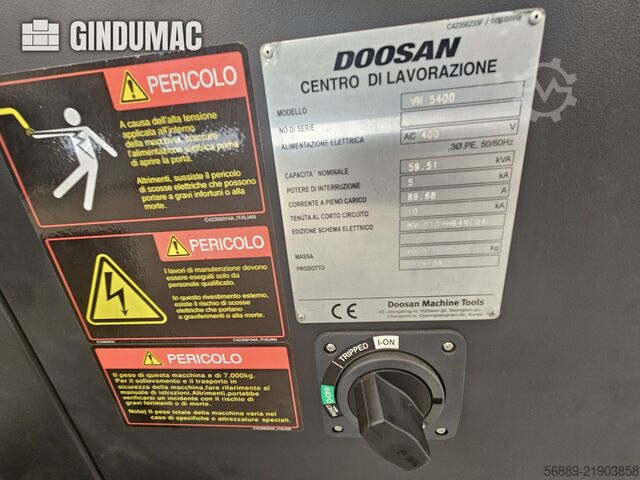 DOOSAN VM 5400 DOOSAN VM 5400