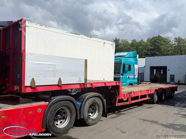 Ημι-χαμηλός φορτωτής Broshuis Semi-dieplader Uitschuifbaar,SAF assen