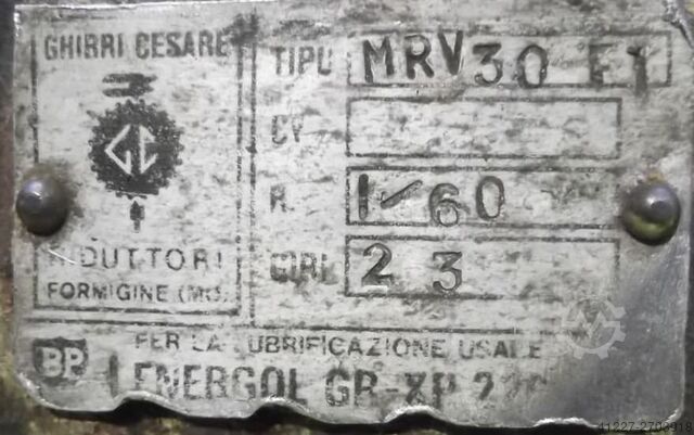 Tandwielmotor 0,55 kW 24 tpm Asea MT80A19F100-4