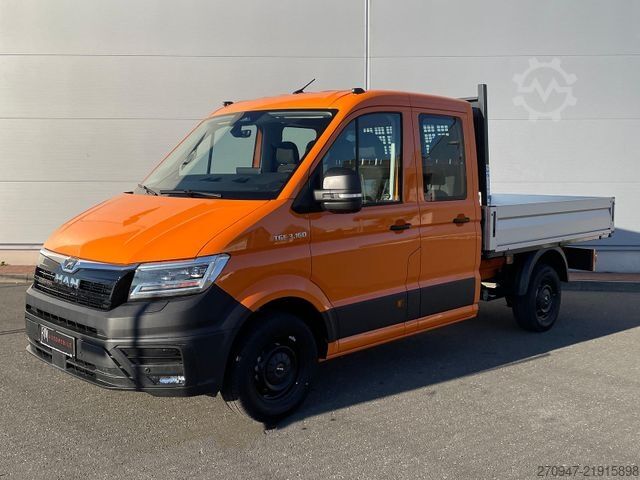 Pritschenwagen MAN TGE 3.160 Pritsche DOKA MR HECK AHK 3.5t ACC NAV
