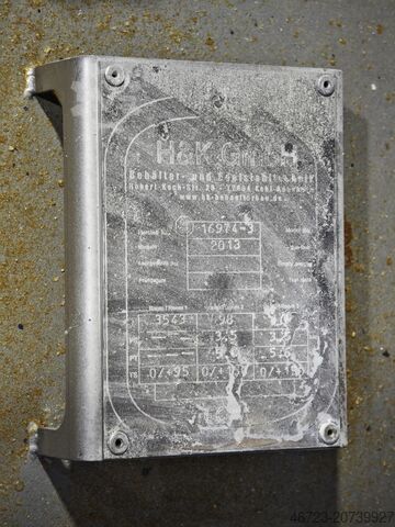 Stainless steel mixing tank with double jacket H&K