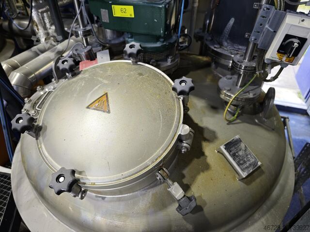 Stainless steel mixing tank with double jacket H&K