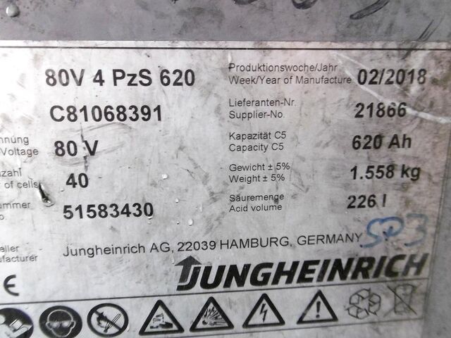 Forklift JUNGHEINRICH EFG 430ks 115-500 DZ