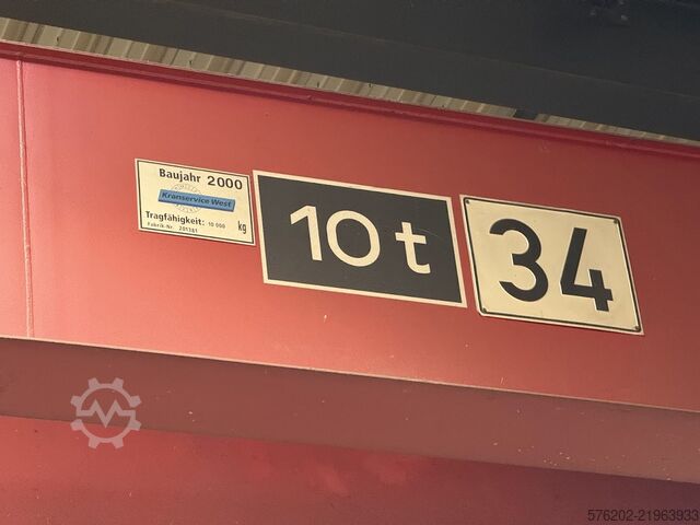 Pont roulant Kuli / écartement des rails 19 120 mm Kuli Brückenkran / Hallenkran 10t 201381