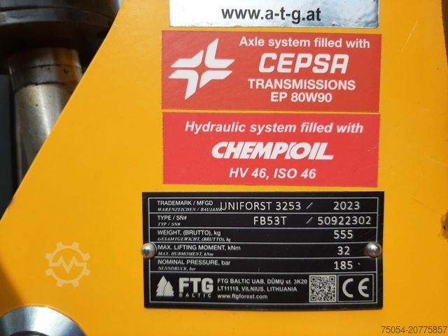 Log trailer  Uniforst 6.34