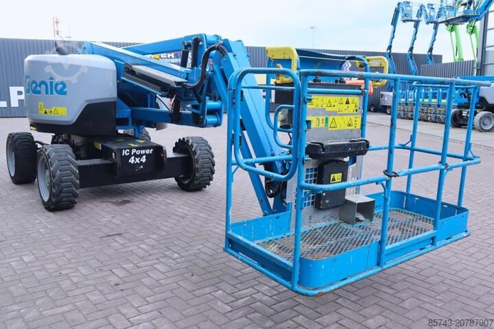 Articulated boom lift Genie Z45/25XC Guarantee! Diesel, 4x4 Drive, 16m Working