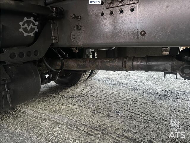 Box body Scania G480 6x2 box truck with full side opening.