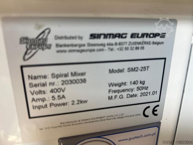 Miscelatore a spirale Sinmag Spiralo
