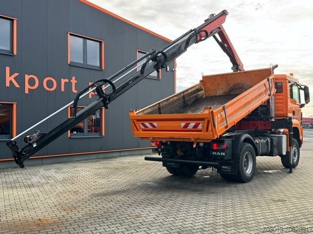 Kiepwagen MAN TGS 18.360 4x4 Kipper Kran PALFINGER Winterd.