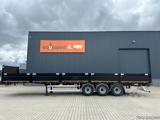 Trailer πλατφόρμας KAESSBOHRER NEW HEAVY DUTY FLATBED / TWISTLOCK / ALU DROPSI...