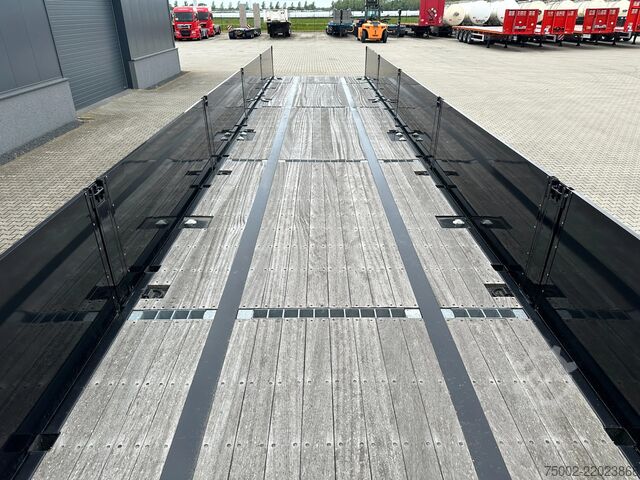 Trailer πλατφόρμας KAESSBOHRER NEW HEAVY DUTY FLATBED / TWISTLOCK / ALU DROPSI...