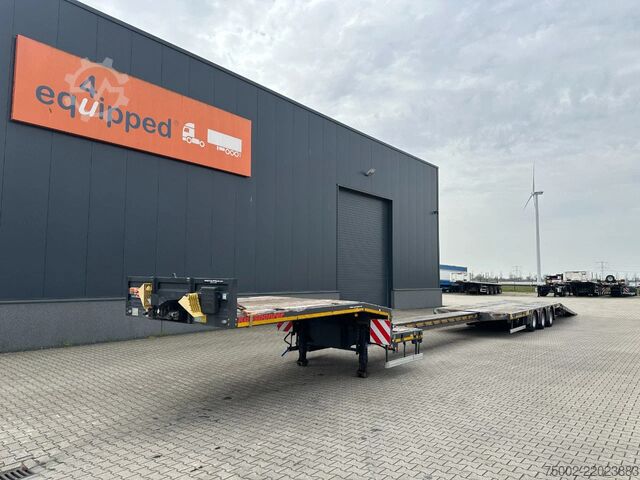 Trailer πλατφόρμας KAESSBOHRER Lowbed  / 6.00m extendable / hydraulic ramps  /...