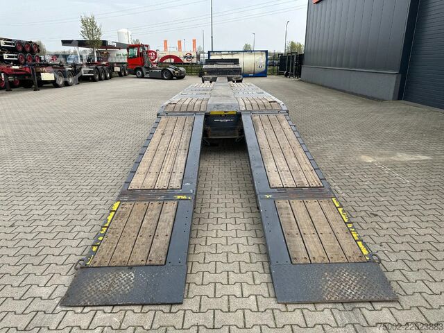 Trailer πλατφόρμας KAESSBOHRER Lowbed  / 6.00m extendable / hydraulic ramps  /...