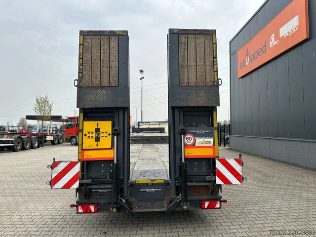 Trailer πλατφόρμας KAESSBOHRER Lowbed  / 6.00m extendable / hydraulic ramps  /...