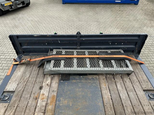 Trailer πλατφόρμας KAESSBOHRER Lowbed  / 6.00m extendable / hydraulic ramps  /...
