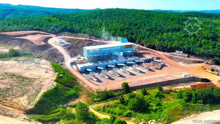 équipement de concassage FABO Fixed Crusher 400 Ton/Hour Capacity