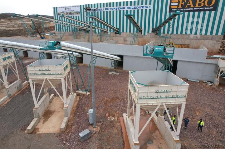 équipement de concassage FABO Fixed Crusher 400 Ton/Hour Capacity